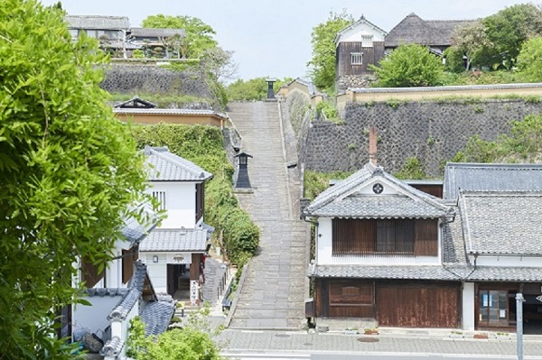 杵築の城下町の風景